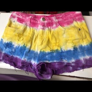 Tie Dye Shorts